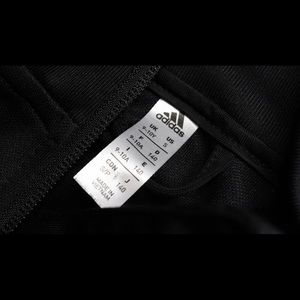 ADIDAS BLACK STRIPED SWEATER